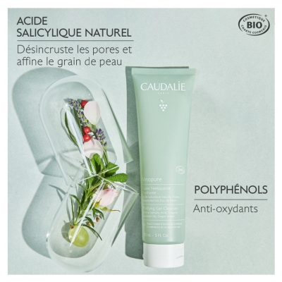 Caudalie Organiczny Oczyszczający żel do Mycia Twarzy 150 ml