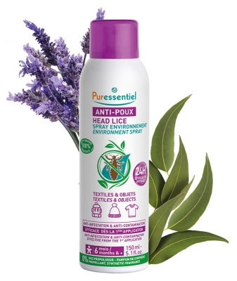 Puressentiel Anti-Lice Spray Environnement 24H 150 ml