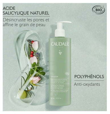 Caudalie Vinopure Purifying Gel Cleanser Organic 385ml