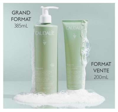 Caudalie Vinopure Purifying Gel Cleanser Organic 385ml