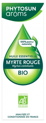 Phytosun Arôms Olejek Eteryczny z Czerwonego Mirtu (Myrtus Communis) Organiczny 10 ml
