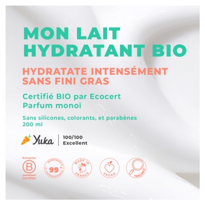 Energie Fruit Mon Lait Hydratant à l'Huile de Monoï et Macadamia Bio 200 ml