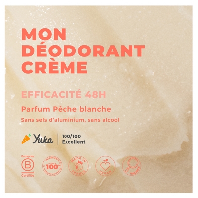 Energie Fruit Déocrème 48H Parfum Pêche Blanche Bio 45 g