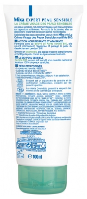 Mixa Organic Face Cream for Sensitive Skin 100 ml