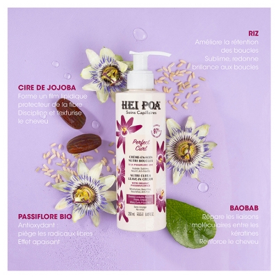 Hei Poa Perfect Curl Crème-en-Soin Nutri Boucles 250 ml