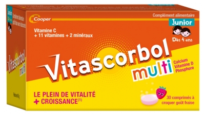 Vitascorbol Multi Junior 30 Tabletek do żucia Vitascorbol Multi Junior 30 Tabletek do żucia