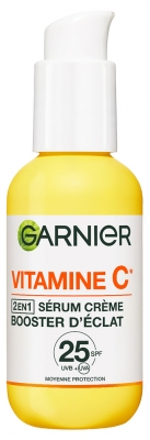 Garnier SkinActive Vitamine C Sérum Crème 2en1 Booster d'Éclat SPF25 50 ml