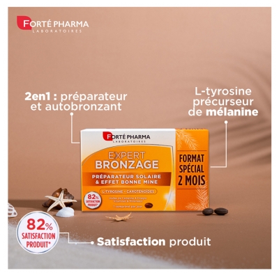 Forté Pharma Expert Bronzage Programme 2 Mois 56 Comprimés