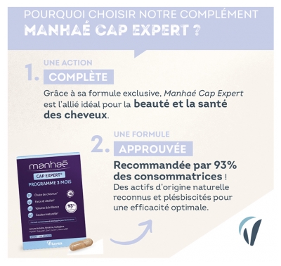 Vitavea Manhaé Cheveux Expert 120 Gélules