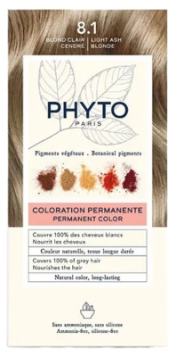 Phyto Color Permanent Color - Hair Colour: 8.1 Ash Light Blond Phyto Color Permanent Color - Hair Colour: 8.1 Ash Light Blond