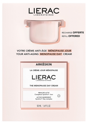 Lierac Arkéskin Crema Giorno Menopausa 50 ml + Ricarica Gratuita Crema Giorno Menopausa 50 ml