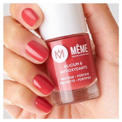 MÊME Silicium & Antioxidants Varnish 10 ml - Colour: 28 Red Vine