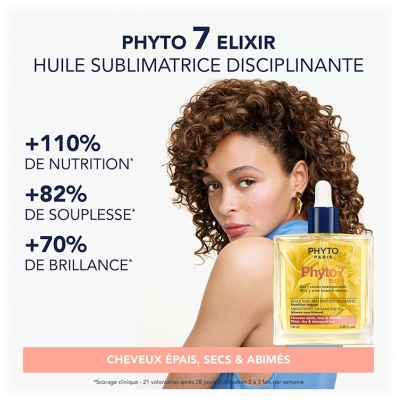 Phyto Phyto 7 Élixir Huile Sublimatrice Disciplinante 100 ml