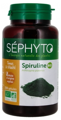Séphyto Spirulina Organic 200 Kapsułek Séphyto Spirulina Organic 200 Kapsułek