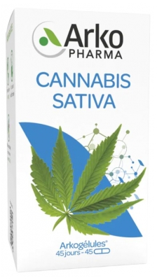 Arkopharma Cannabis Sativa 45 Kapsułek Arkopharma Cannabis Sativa 45 Kapsułek