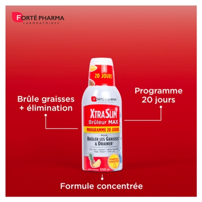 Forté Pharma Xtra Slim Brûleur Max 500 ml