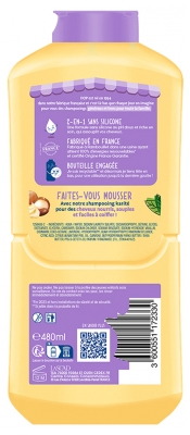 Dop 2w1 Odżywczy Szampon z Masłem Shea do Włosów Kręconych 480 ml
