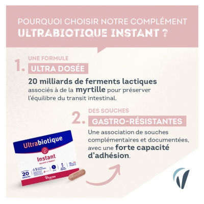 Vitavea Ultrabiotique Instant 10 Gélules Végétales