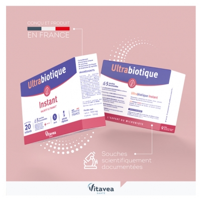 Vitavea Ultrabiotique Instant 10 Gélules Végétales