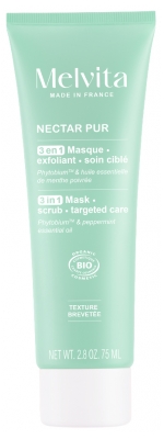 Melvita Nectar Pur Exfoliating Mask 3in1 Organic Care 75 ml Melvita Nectar Pur Exfoliating Mask 3in1 Organic Care 75 ml