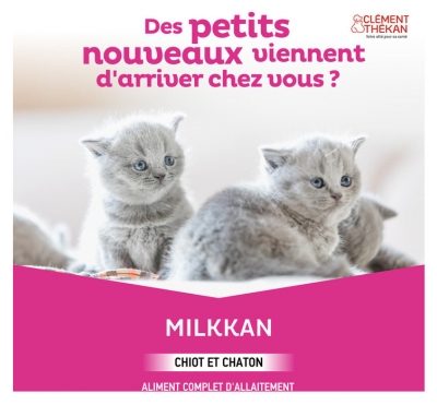 Clément Thékan Milkkan Lait Chiots et Chatons 400 g