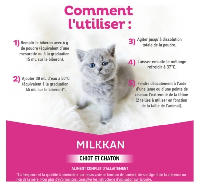 Clément Thékan Milkkan Lait Chiots et Chatons 400 g