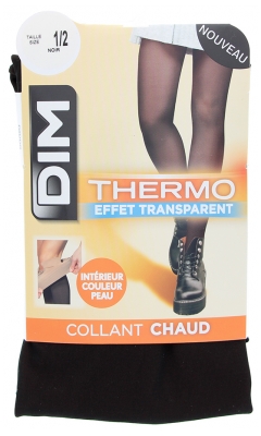 DIM Thermo Effect Sheer Tights Black 1 Pair DIM Thermo Effect Sheer Tights Black 1 Pair