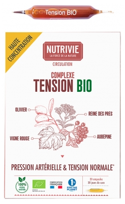 Nutrivie Complexe Tension Bio 20 Ampoules Nutrivie Complexe Tension Bio 20 Ampoules