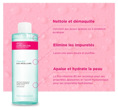 Eau Précieuse Clearskin Eau Micellaire 400 ml
