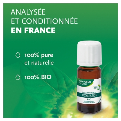 Phytosun Arôms Huile Essentielle Lavande Fine (Lavandula officinalis) Bio 30 ml