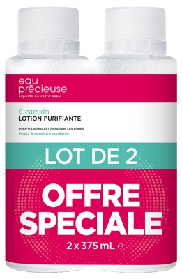 Eau Précieuse Clearskin Purifying Lotion 2 x 375ml Eau Précieuse Clearskin Purifying Lotion 2 x 375ml