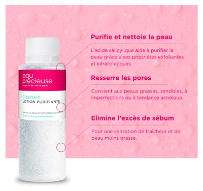 Eau Précieuse Clearskin Lotion Purifiante Lot de 2 x 375 ml
