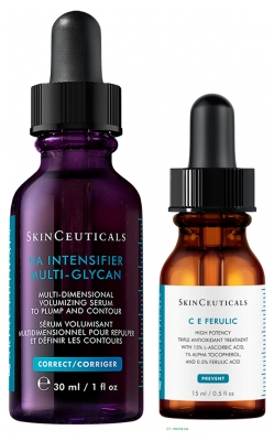 SkinCeuticals Correct H.A. Intensifier Multi-Glycan 30 ml + Prevent C E Ferulic 15 ml Free