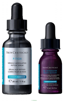 SkinCeuticals P-Tiox Sérum 30 ml + Correct H.A. Intensifier Multi-Glycan 15 ml Offered