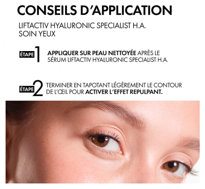 Vichy LiftActiv Soin Yeux H.A. Anti-Rides Raffermissant 15 ml