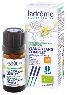 Ladrôme Complete Ylang Ylang Essential Oil (Cananga Odorata) Organic 5 ml Ladrôme Complete Ylang Ylang Essential Oil (Cananga Odorata) Organic 5 ml