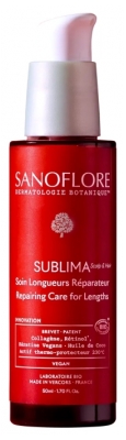 Sanoflore Sublima Soin Longueurs Réparateur Bio 50 ml Sanoflore Sublima Soin Longueurs Réparateur Bio 50 ml