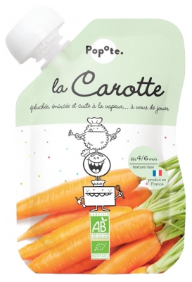 Popote Gourd La Carotte Purée From 4/6 Months Organic 120 g