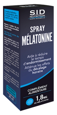 S.I.D Nutrition Melatonin 1.8 mg Spray 20 ml S.I.D Nutrition Melatonin 1.8 mg Spray 20 ml