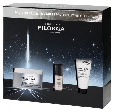 Filorga TIME-FILLER 5XP Wrinkle Correction Gel-Cream All Types 50 ml + Free Anti-Wrinkle Routine