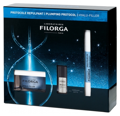 Filorga HYALU-FILLER Plumping Moisturizing Cream 50 ml + Free Plumping Routine