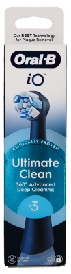 Oral-B IO Ultimate Clean 3 Spare Brushes - Colour: Black Oral-B IO Ultimate Clean 3 Spare Brushes - Colour: Black