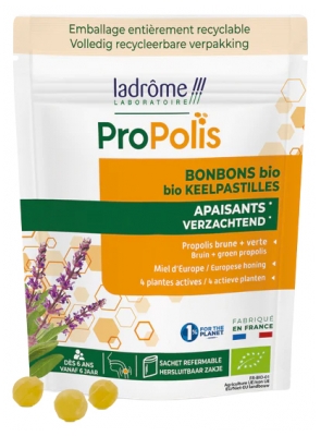 Ladrôme Propolis Bonbons Apaisants Bio 50 g Ladrôme Propolis Bonbons Apaisants Bio 50 g