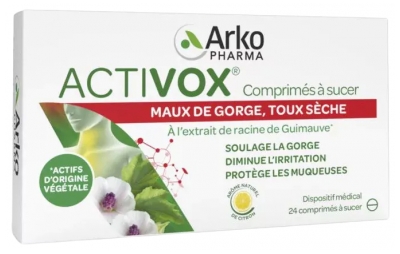 Arkopharma Activox Tablet to Suck 24 Tablets Arkopharma Activox Tablet to Suck 24 Tablets