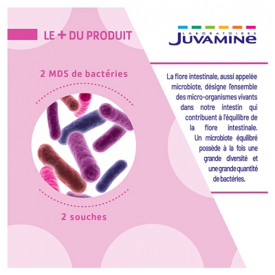 Juvamine Flore Intestinale Probiotiques 14 Sticks