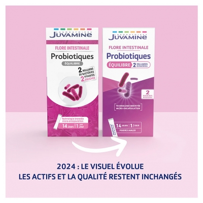 Juvamine Flore Intestinale Probiotiques 14 Sticks