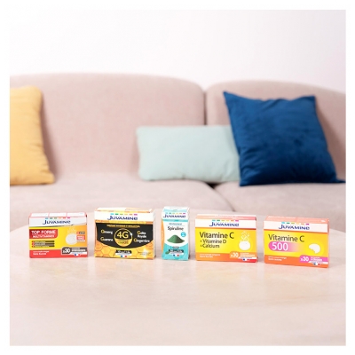 Juvamine 4G Ginseng Royal Jelly Guarana Ginger 10 Fiolek