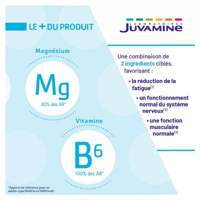 Juvamine Magnésium Marin Vitamine B6 120 Comprimés