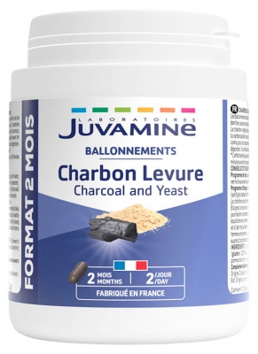 Juvamine Charcoal Yeast 120 Kapsułek
