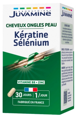 Juvamine Keratin Selenium 30 Kapsułek